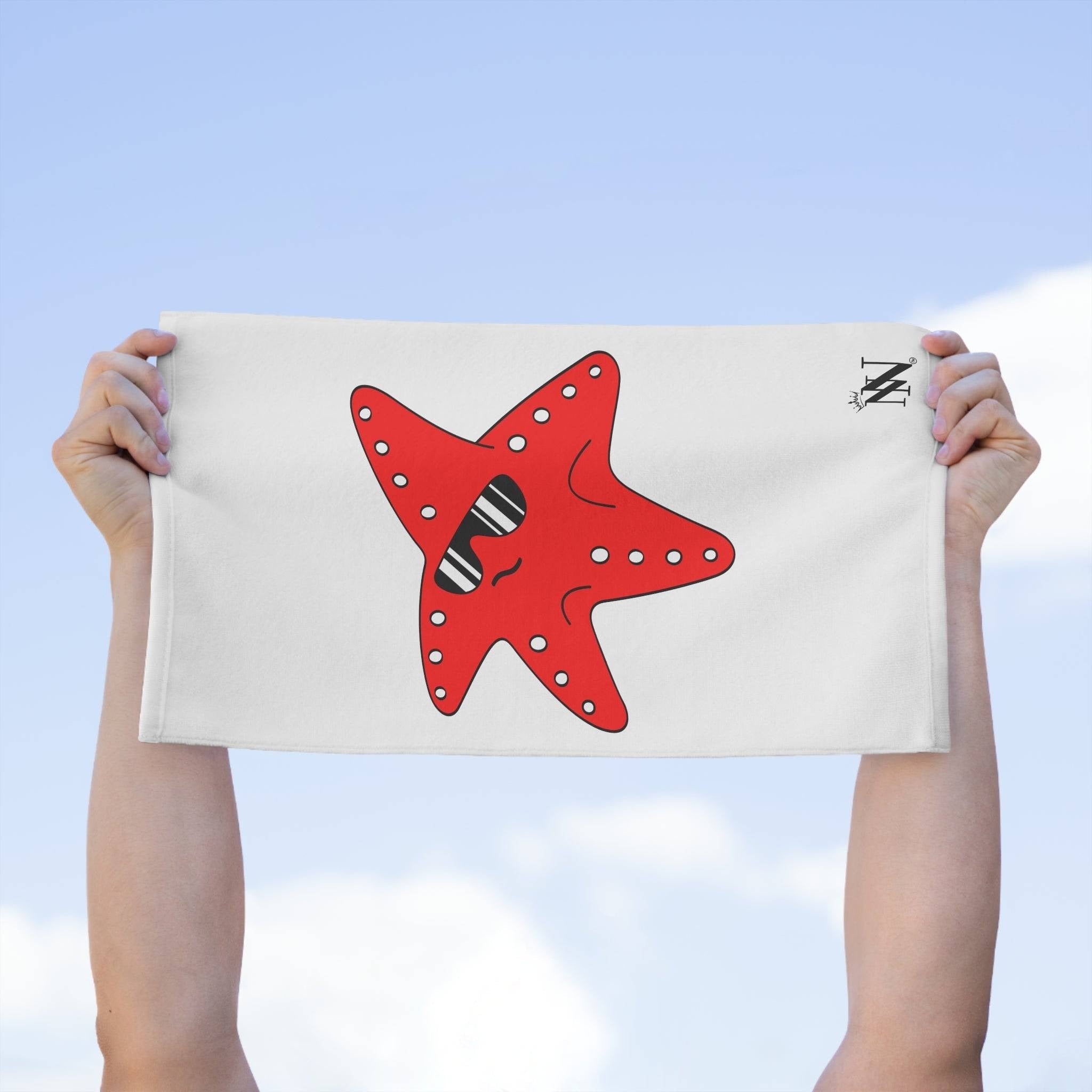 Red Hot Starfish | Mix & Match Soft Fun-Flirty Lovers’ Towels