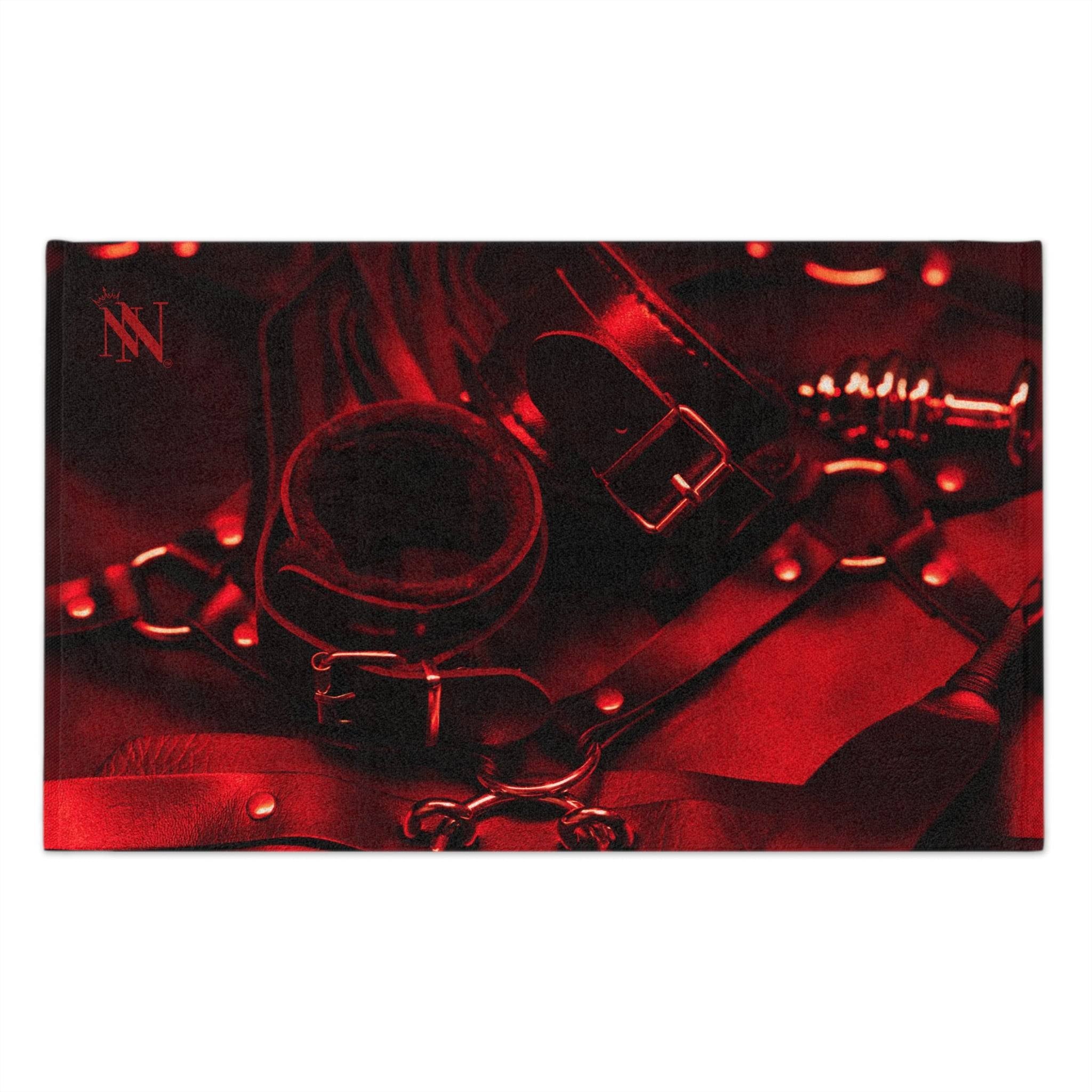 Red Kinky Bondage | Mix & Match Soft Fun-Flirty Lovers’ Towels