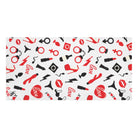 Red Sex Toy Love | Mix & Match Naughty XL Fun-Flirty Lovers’ Towels