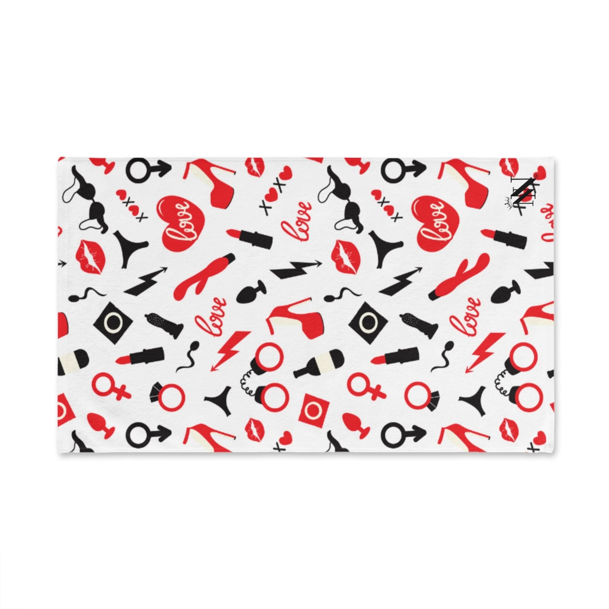 Red Sex Toy Love | Mix & Match Original Fun-Flirty Lovers’ Towels