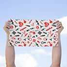 Red Sex Toy Love | Mix & Match Soft Fun-Flirty Lovers’ Towels