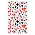 Red Sex Toy Love | Mix & Match Soft Fun-Flirty Lovers’ Towels