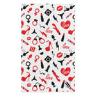 Red Sex Toy Love | Mix & Match Soft Fun-Flirty Lovers’ Towels