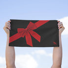 Red Velvet Gift Bow | Christmas Mix & Match Fun-Flirty Lovers’ Towels
