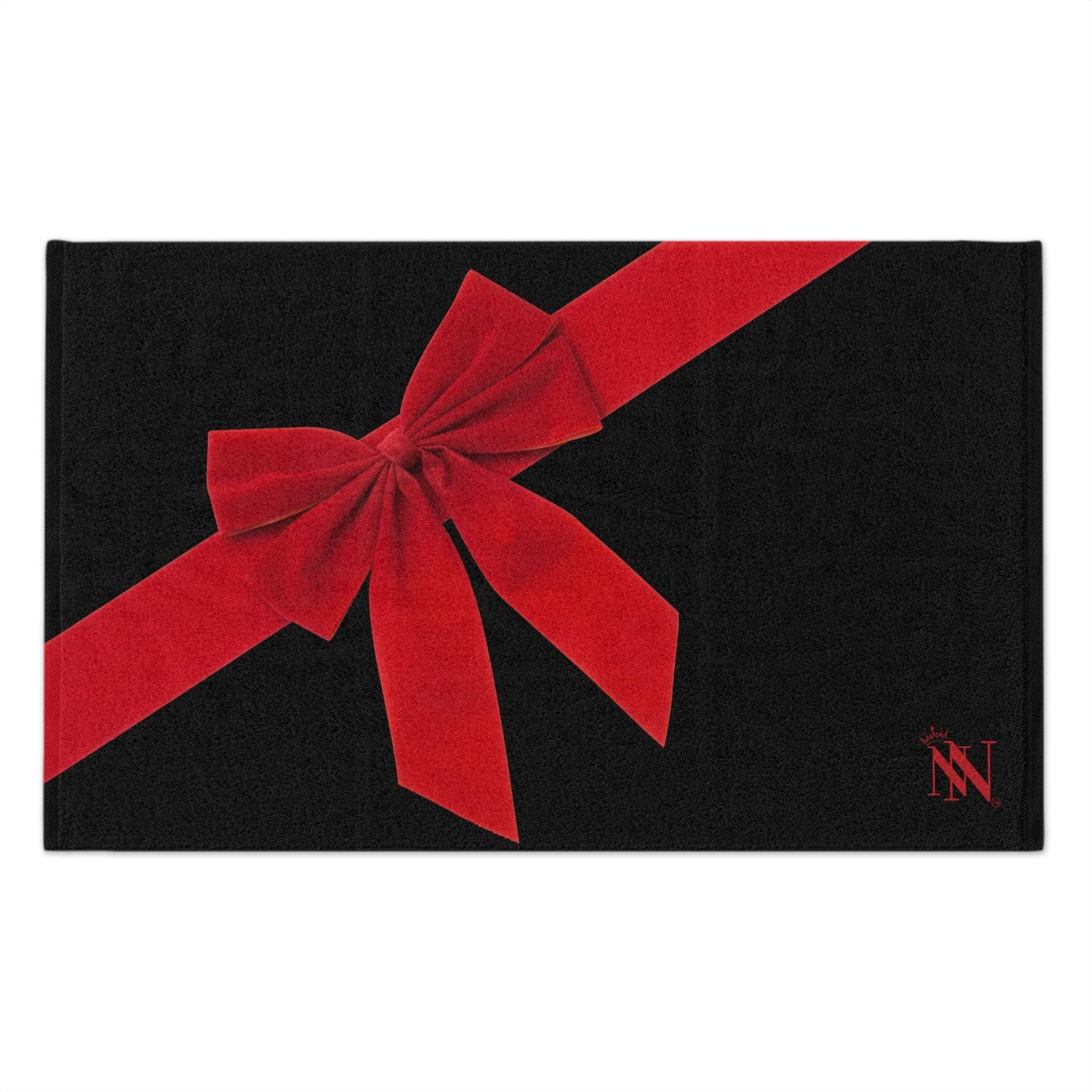 Red Velvet Gift Bow | Christmas Mix & Match Fun-Flirty Lovers’ Towels