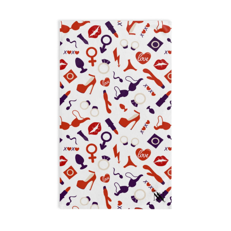 Red White Blue Sex Toy Love | Mix & Match Original Fun-Flirty Lovers’ Towels