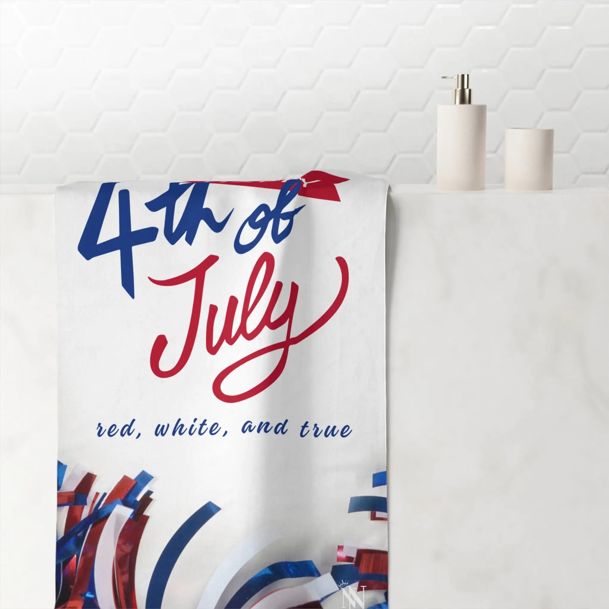 Red White & True | Mix & Match XL Fun-Flirty Lovers’ Towels