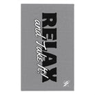 Relax and Take It! Grey Mix & Match Soft Sex Towels | Naughty Lovers’ Gifts