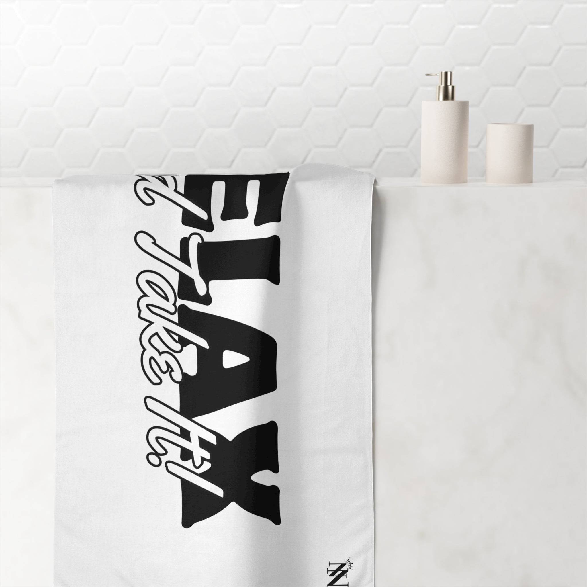 Relax and Take It! | Mix & Match Naughty XL Fun-Flirty Lovers’ Towels