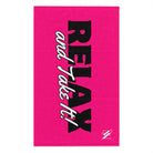 Relax and Take It! Pink Mix & Match Soft Sex Towels | Naughty Lovers’ Gifts