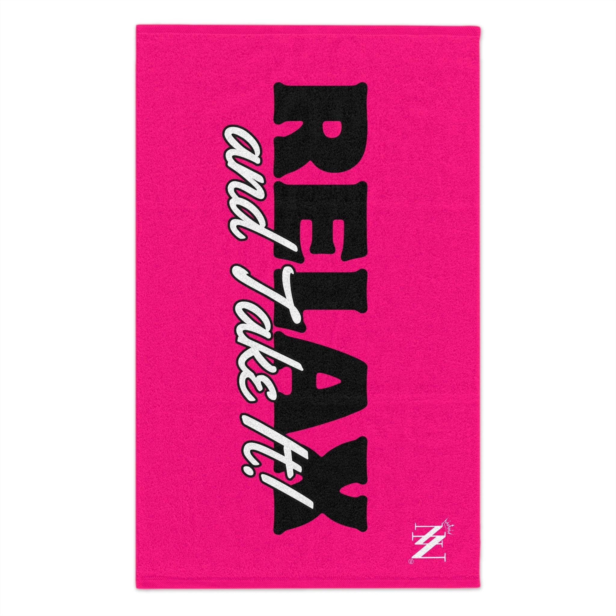 Relax and Take It! Pink Mix & Match Soft Sex Towels | Naughty Lovers’ Gifts