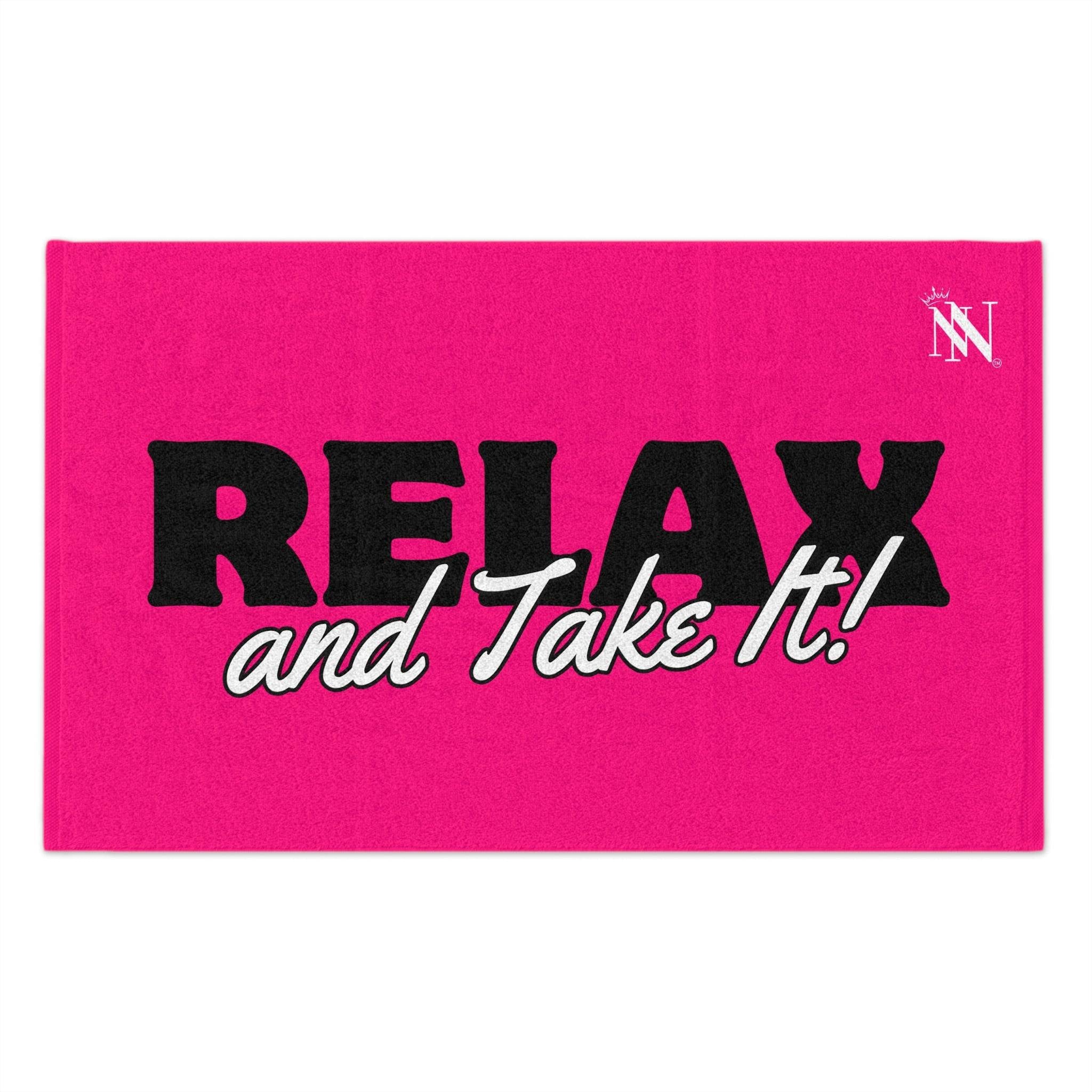Relax and Take It! Pink Mix & Match Soft Sex Towels | Naughty Lovers’ Gifts