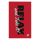 Relax and Take It! Red Mix & Match Soft Sex Towels | Naughty Lovers’ Gifts