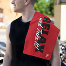 Relax and Take It! Red Mix & Match Soft Sex Towels | Naughty Lovers’ Gifts