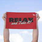 Relax and Take It! Red Mix & Match Soft Sex Towels | Naughty Lovers’ Gifts