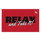 Relax and Take It! Red Mix & Match Soft Sex Towels | Naughty Lovers’ Gifts