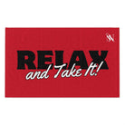 Relax and Take It! Red Mix & Match Soft Sex Towels | Naughty Lovers’ Gifts