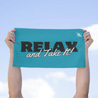 Relax and Take It! Teal Mix & Match Soft Sex Towels | Naughty Lovers’ Gifts