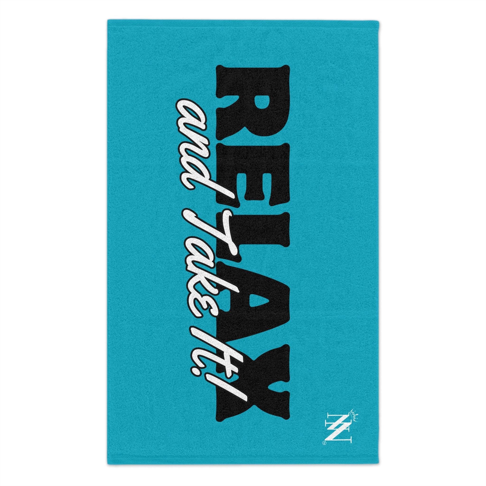 Relax and Take It! Teal Mix & Match Soft Sex Towels | Naughty Lovers’ Gifts