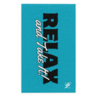 Relax and Take It! Teal Mix & Match Soft Sex Towels | Naughty Lovers’ Gifts