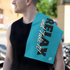 Relax and Take It! Teal Mix & Match Soft Sex Towels | Naughty Lovers’ Gifts