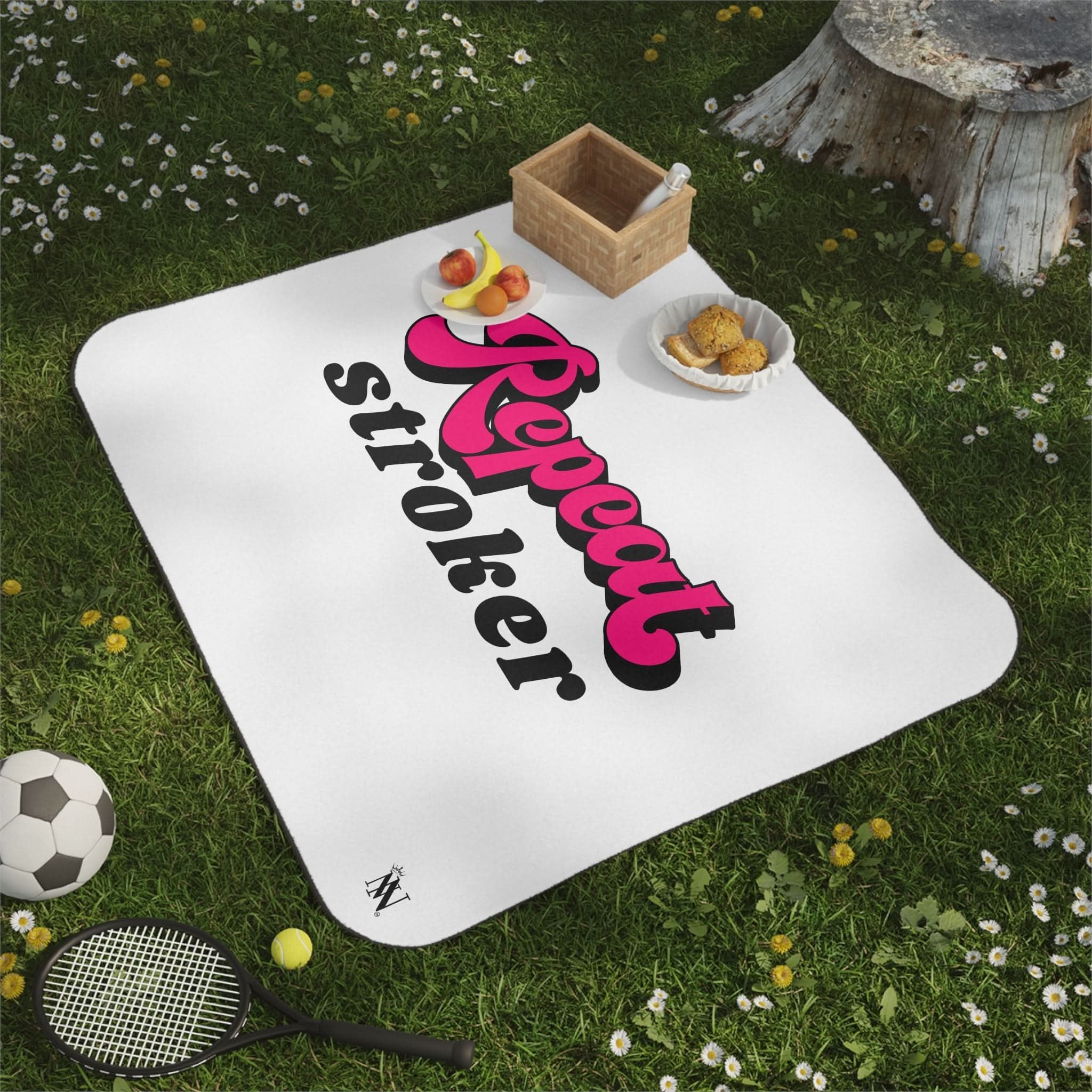 Repeat Stroker | Mix Match Fun-Flirty Lovers’ Water-Resistant Blankets