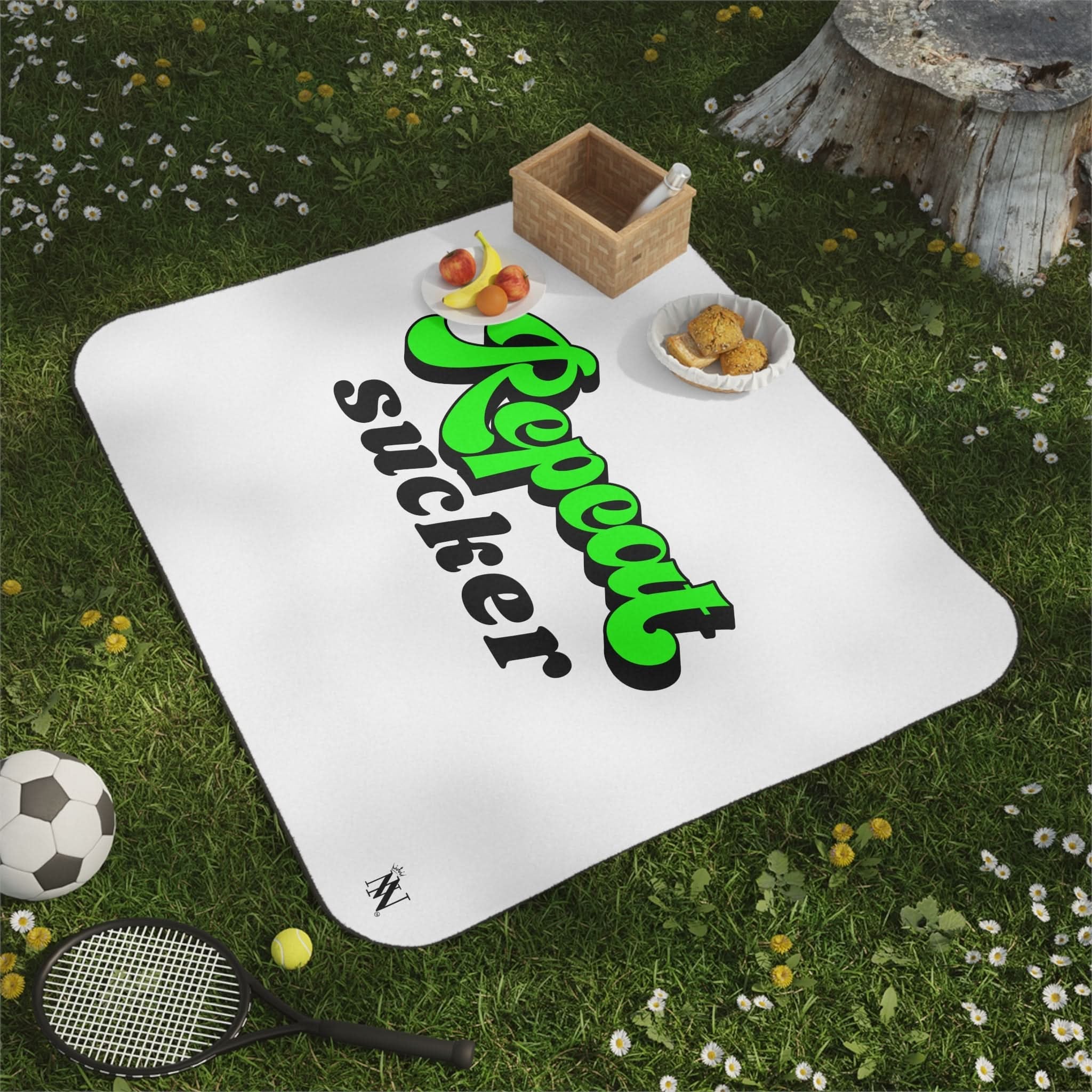 Repeat Sucker | Mix Match Fun-Flirty Lovers’ Water-Resistant Blankets