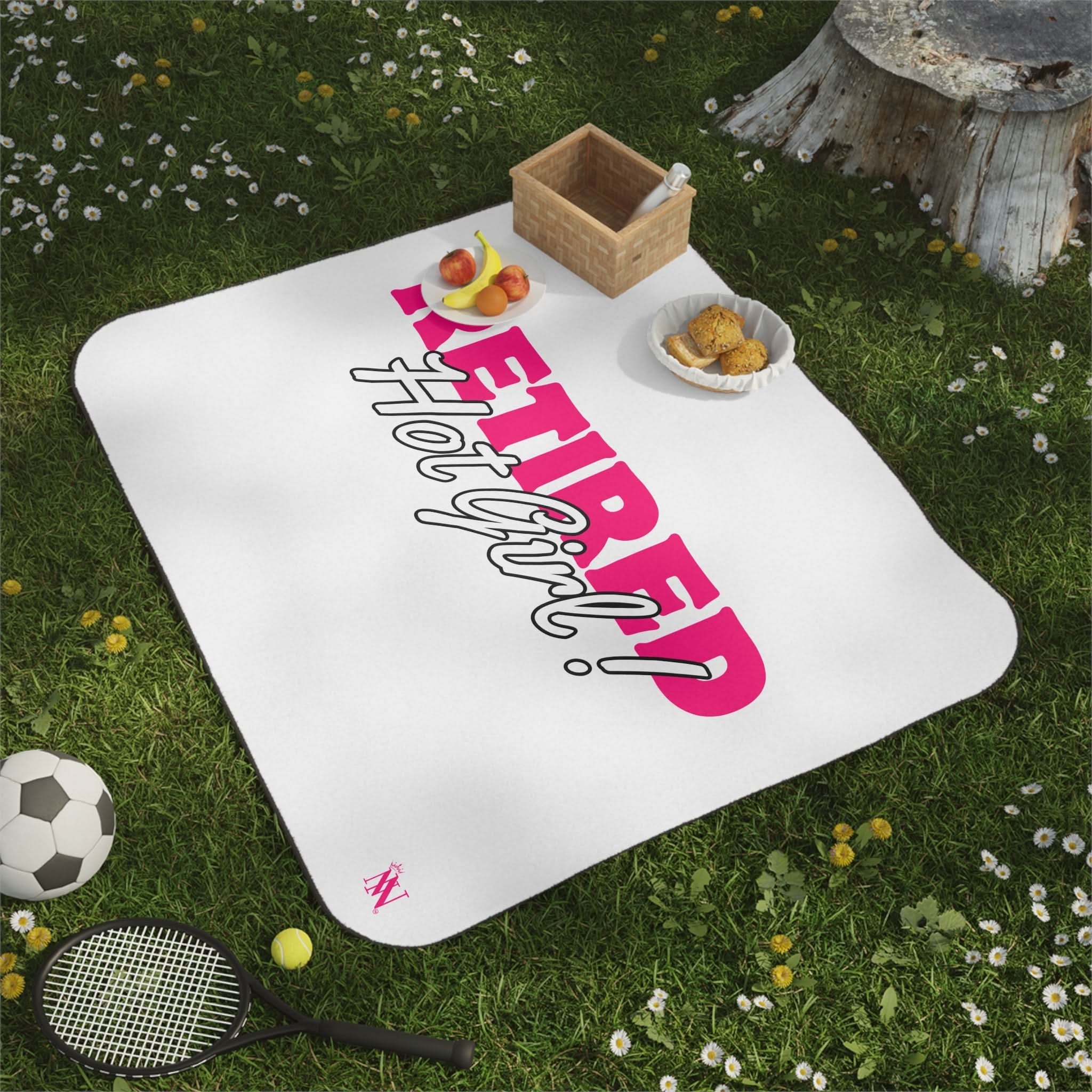 Retired Hot Girl! | Mix Match Fun-Flirty Lovers’ Water-Resistant Blankets