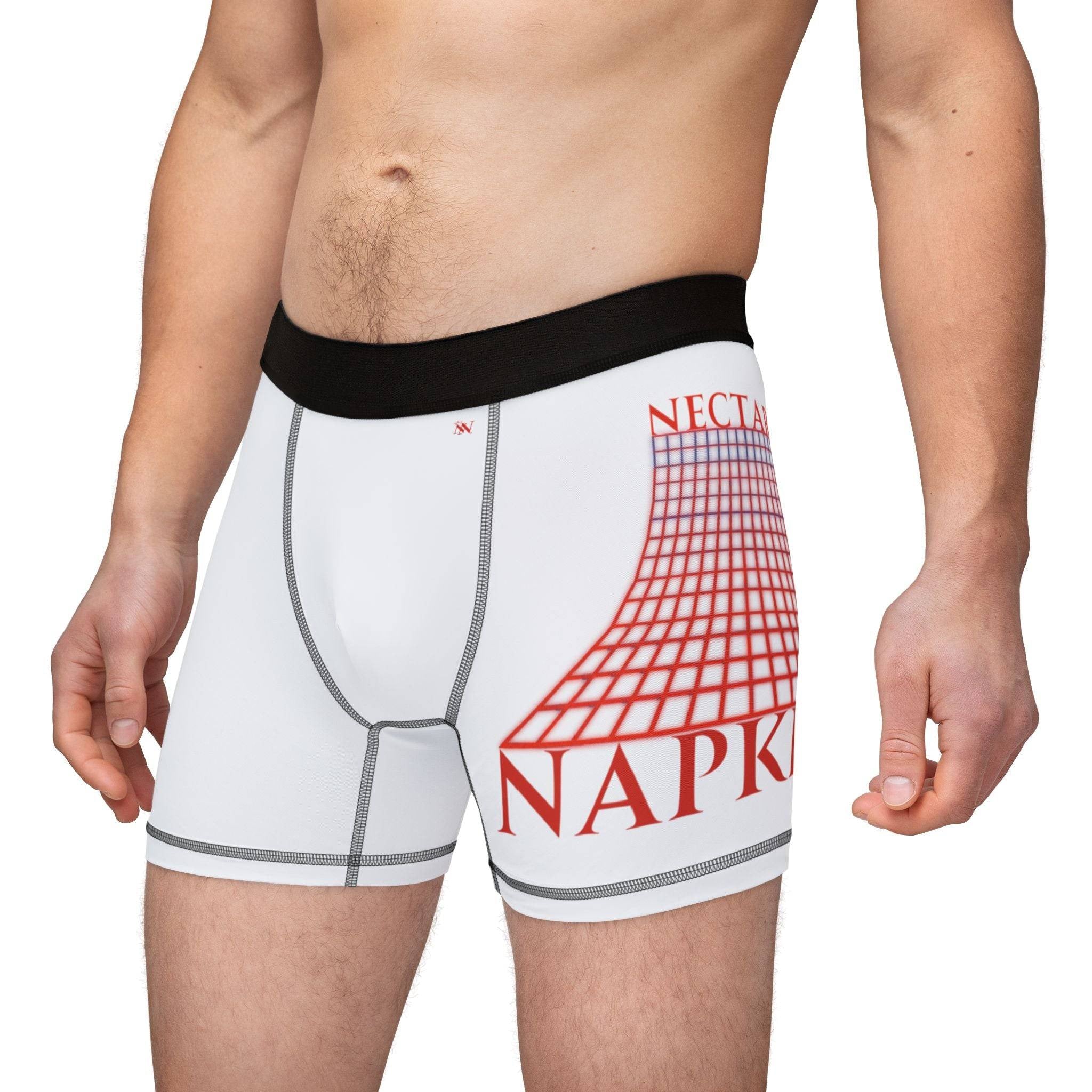 Retro Neon Grid | Mix and Match Fun-Flirty Lovers’ Boxer Briefs