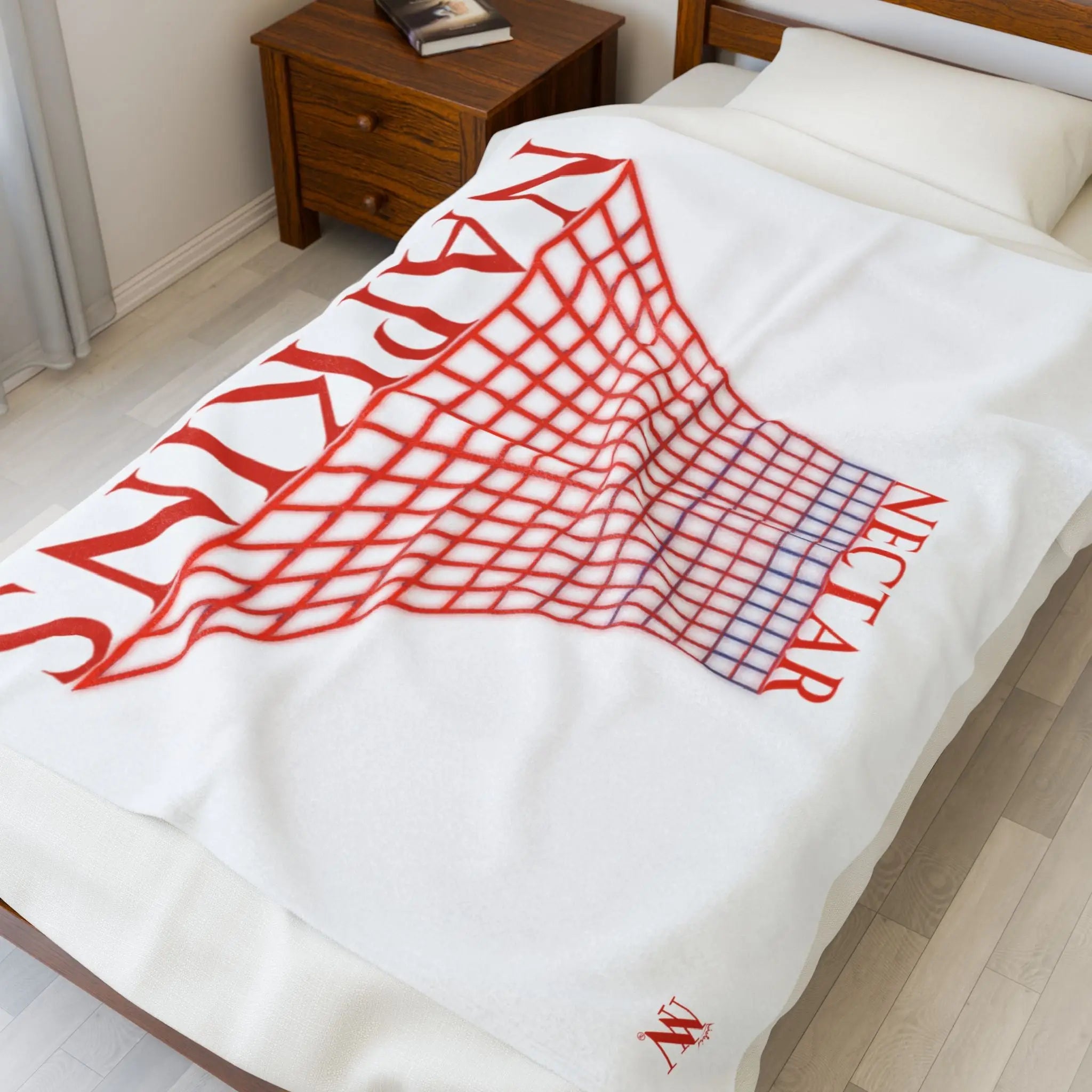 Retro Neon Grid | Mix & Match Fun-Flirty Lovers’ Blankets