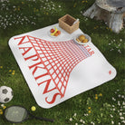 Retro Neon Grid | Mix Match Fun-Flirty Lovers’ Water-Resistant Blankets