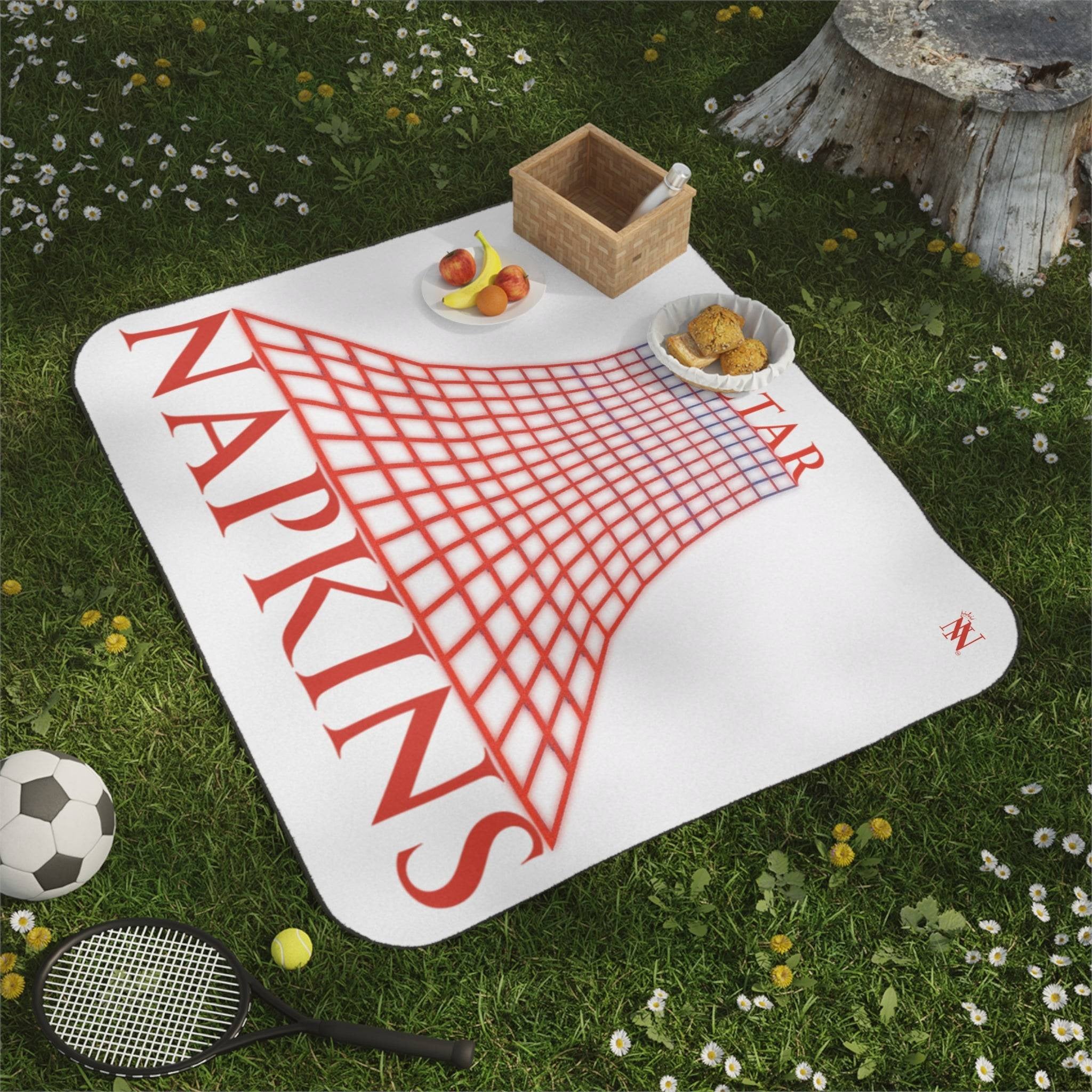 Retro Neon Grid | Mix Match Fun-Flirty Lovers’ Water-Resistant Blankets