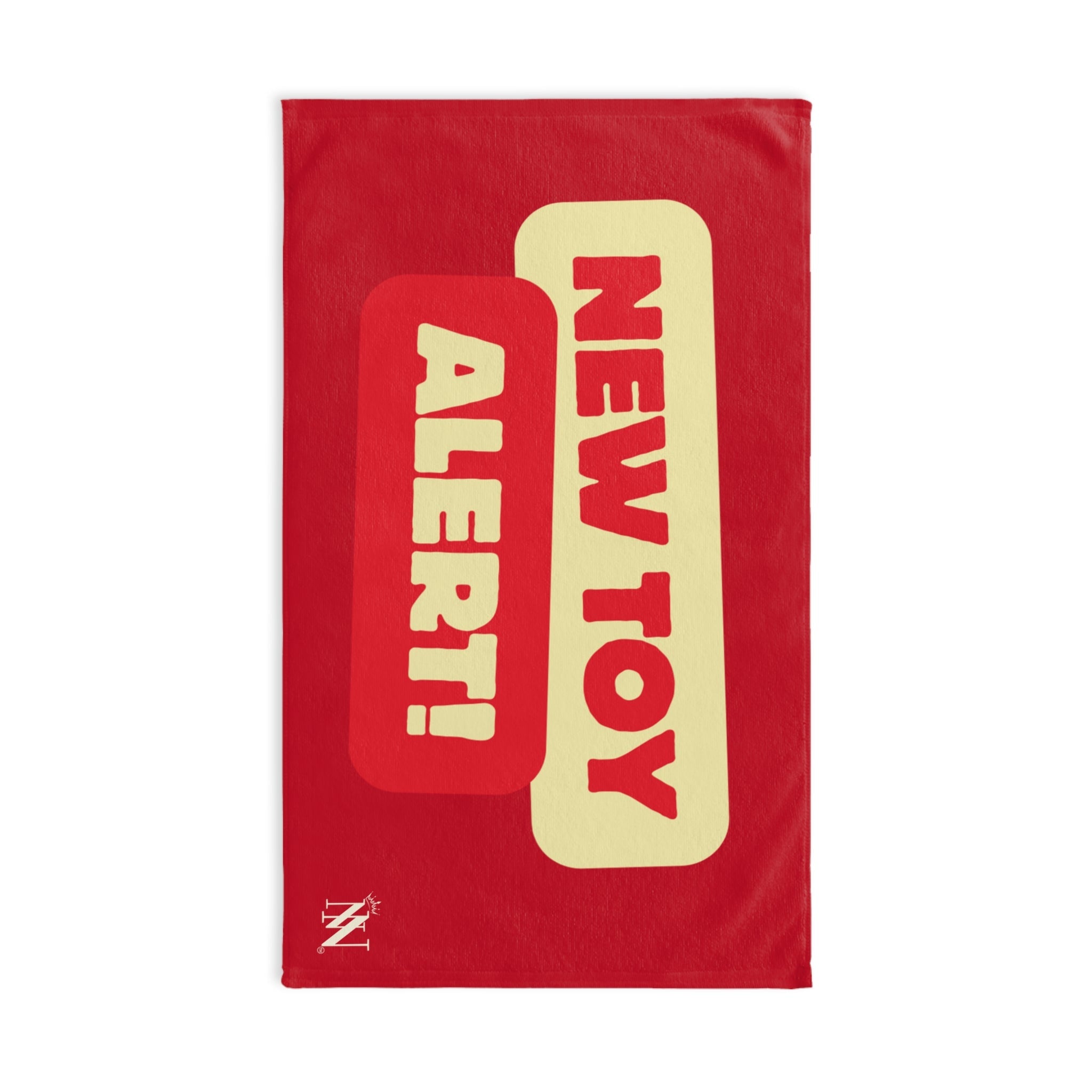 Retro New Toy Alert Red | Mix & Match Original Fun-Flirty Lovers’ Towels