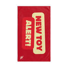 Retro New Toy Alert Red | Mix & Match Original Fun-Flirty Lovers’ Towels