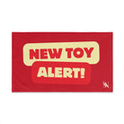 Retro New Toy Alert Red | Mix & Match Original Fun-Flirty Lovers’ Towels