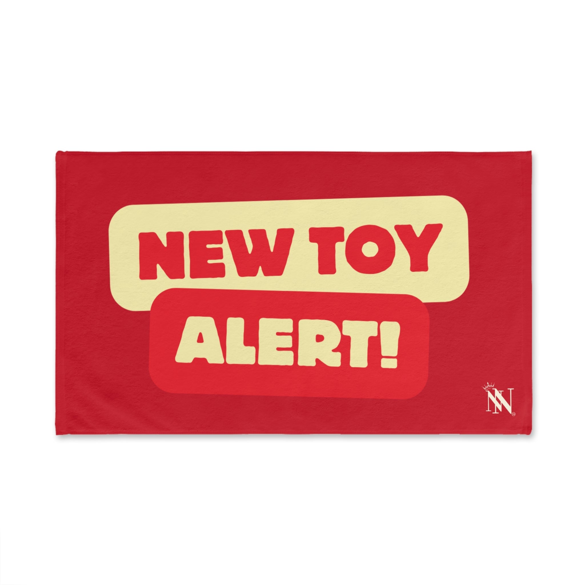 Retro New Toy Alert Red | Mix & Match Original Fun-Flirty Lovers’ Towels