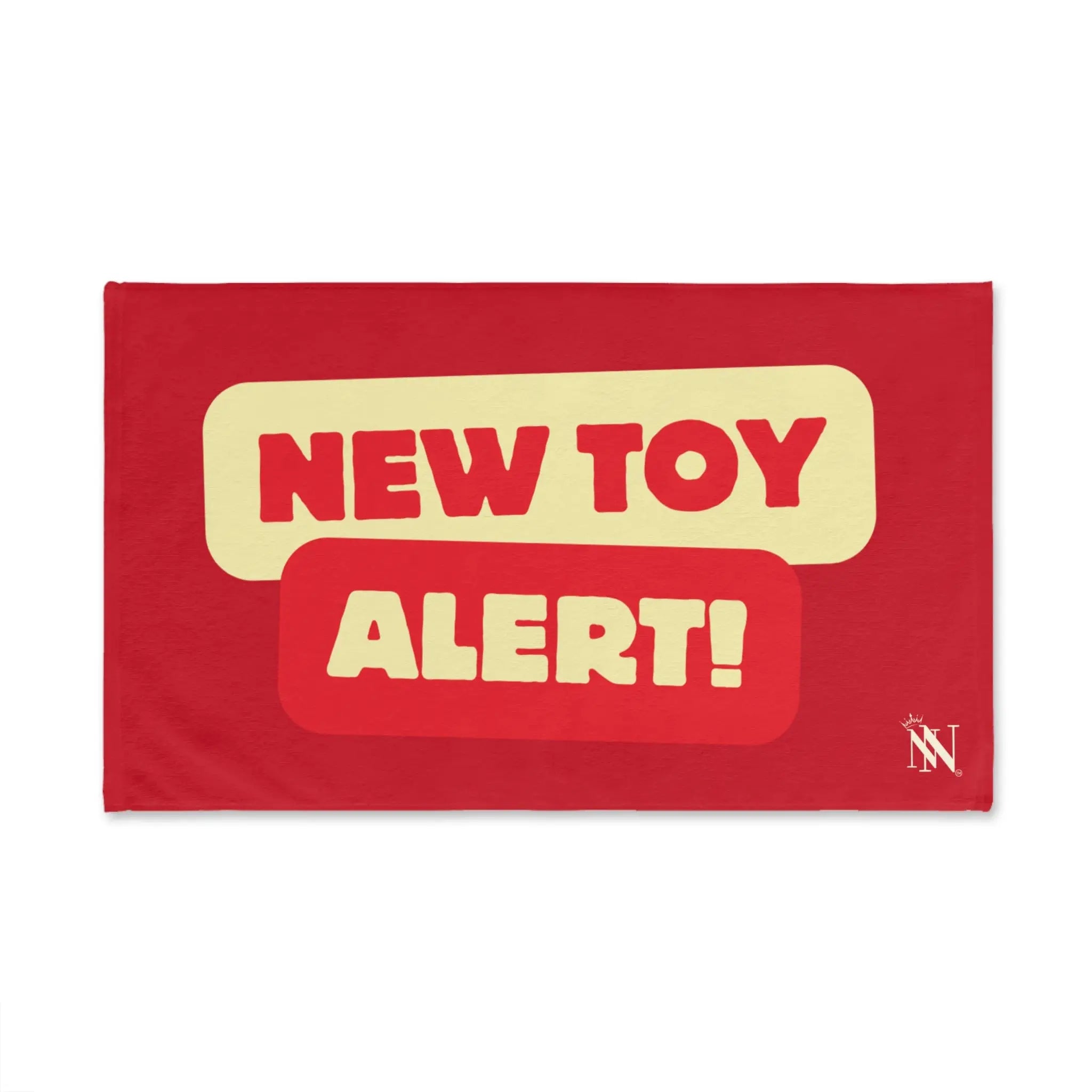 Retro New Toy Alert Red | Mix & Match Original Fun-Flirty Lovers’ Towels