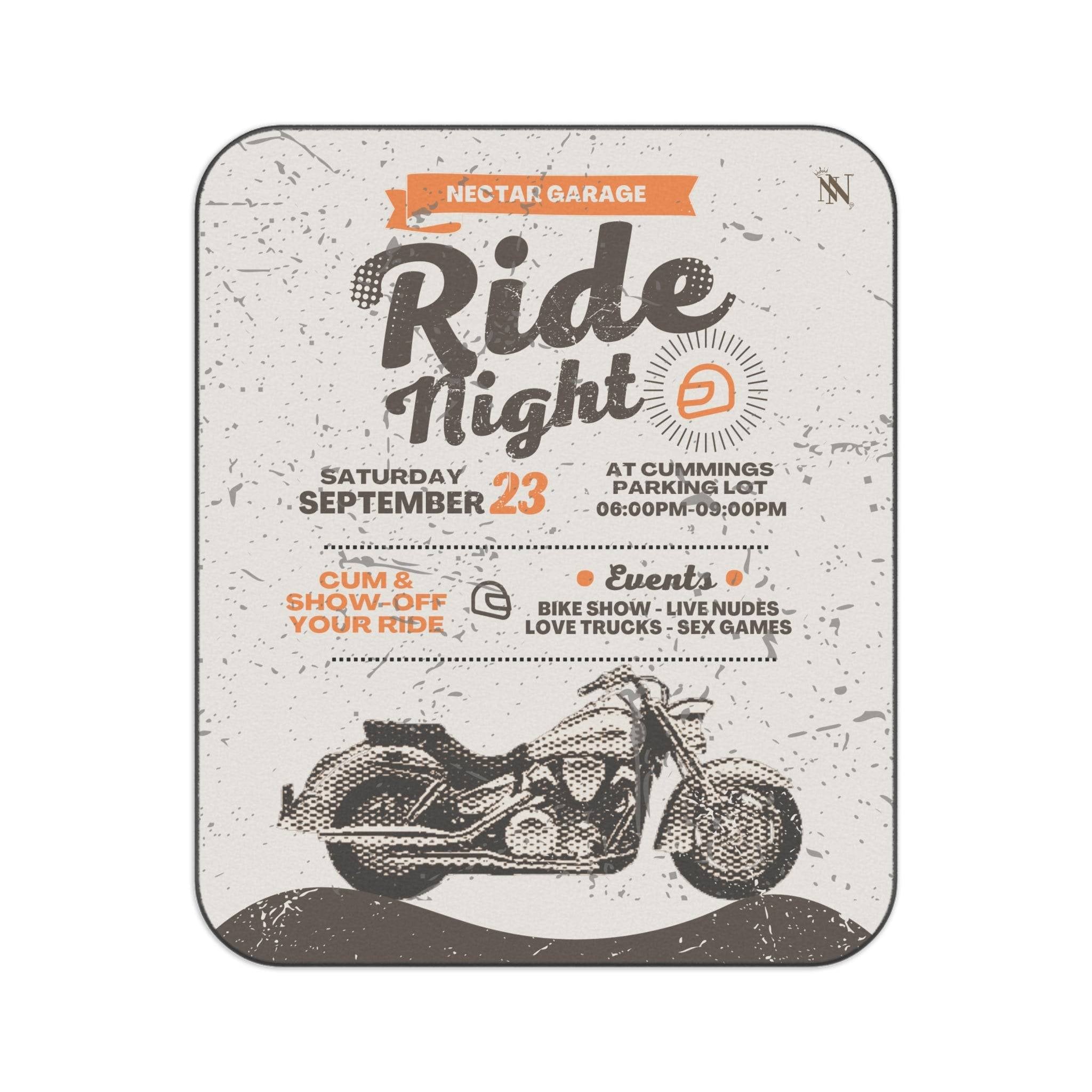 Ride Night | Mix Match Fun-Flirty Lovers’ Water-Resistant Blankets