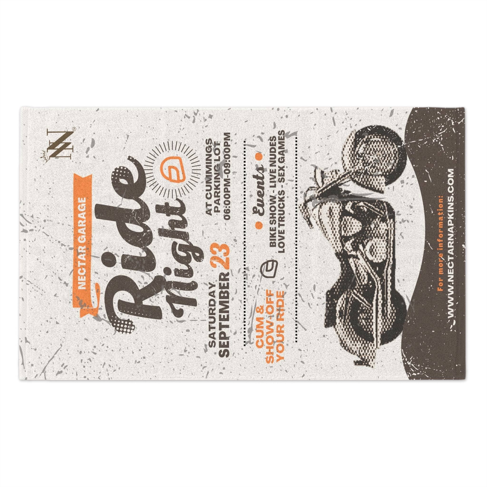 Ride Night | Mix & Match Soft Fun-Flirty Lovers’ Towels