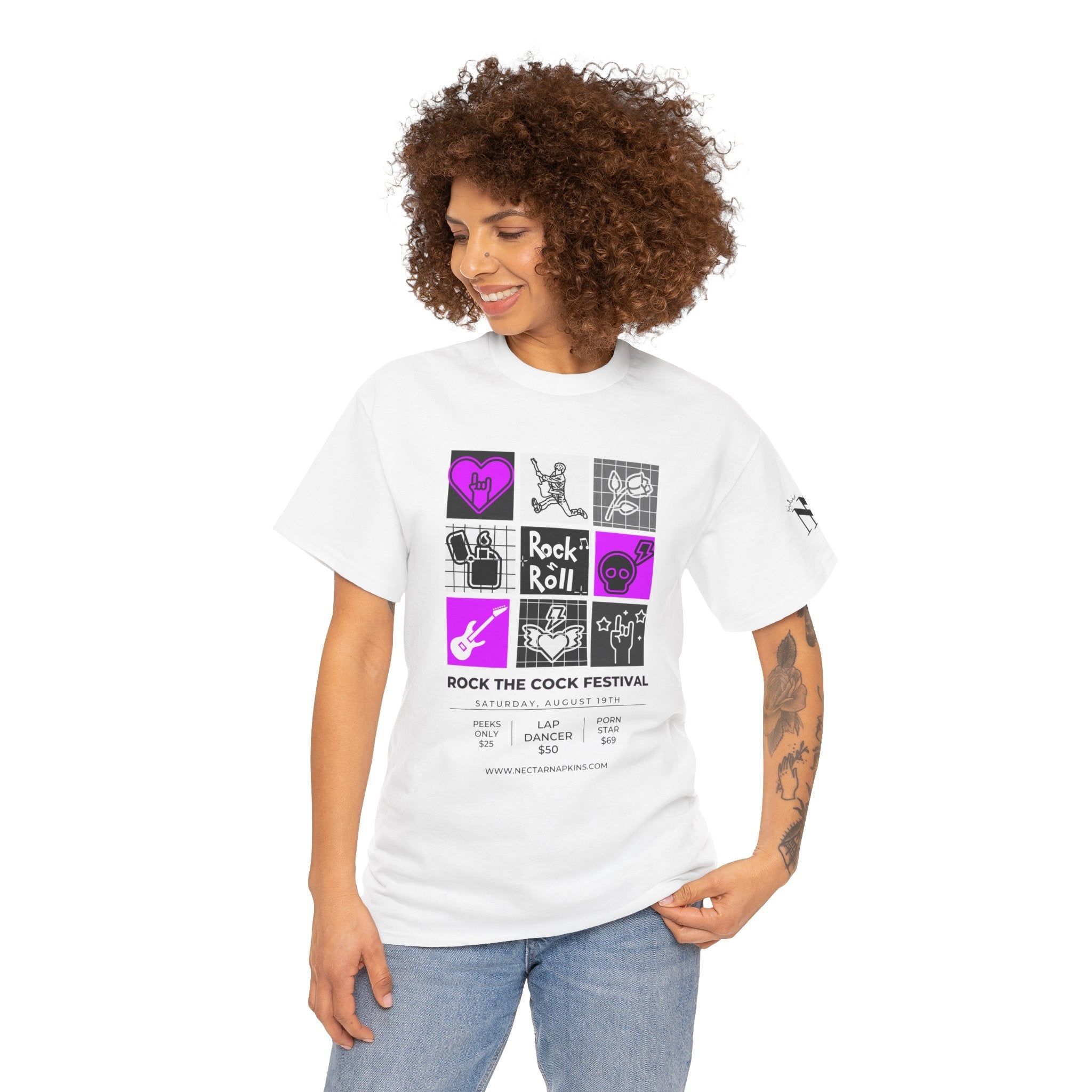 Rock the Cock | Mix & Match 100% Cotton Unisex Fun-Flirty Lovers’ Tees