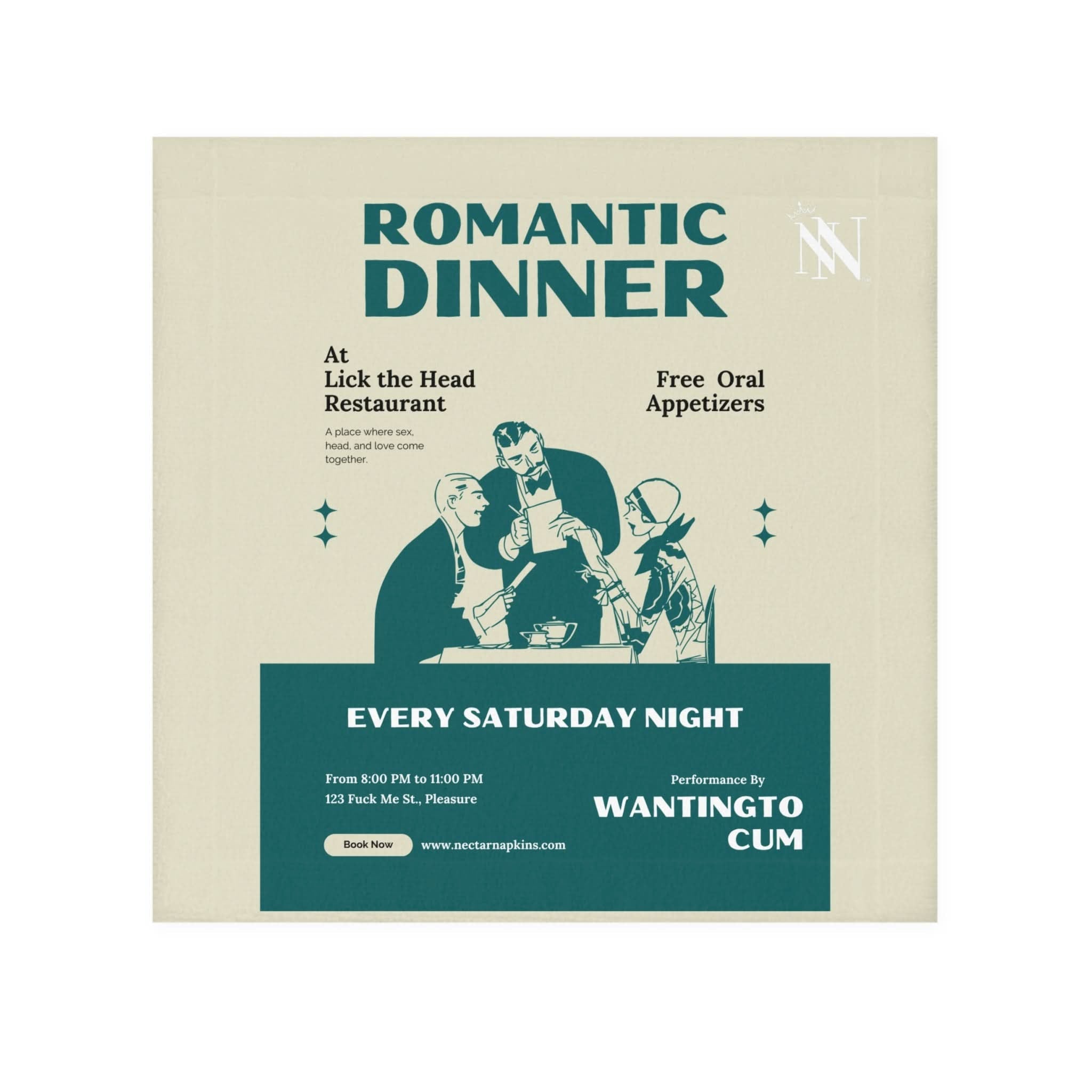 Romantic Dinner | Mix & Match Lils’ Fun-Flirty Lovers’ Towels