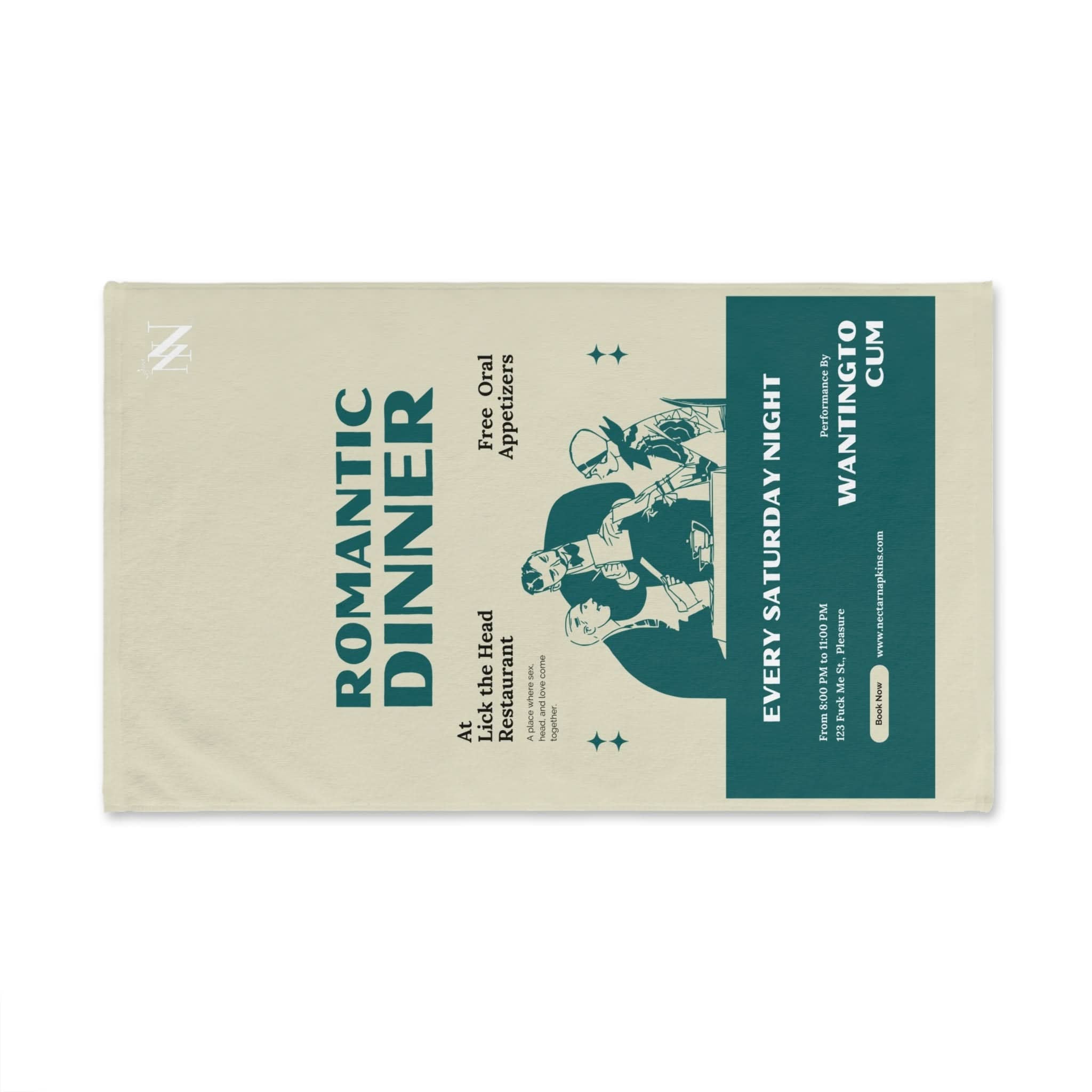 Romantic Dinner | Mix & Match Original Fun-Flirty Lovers’ Towels