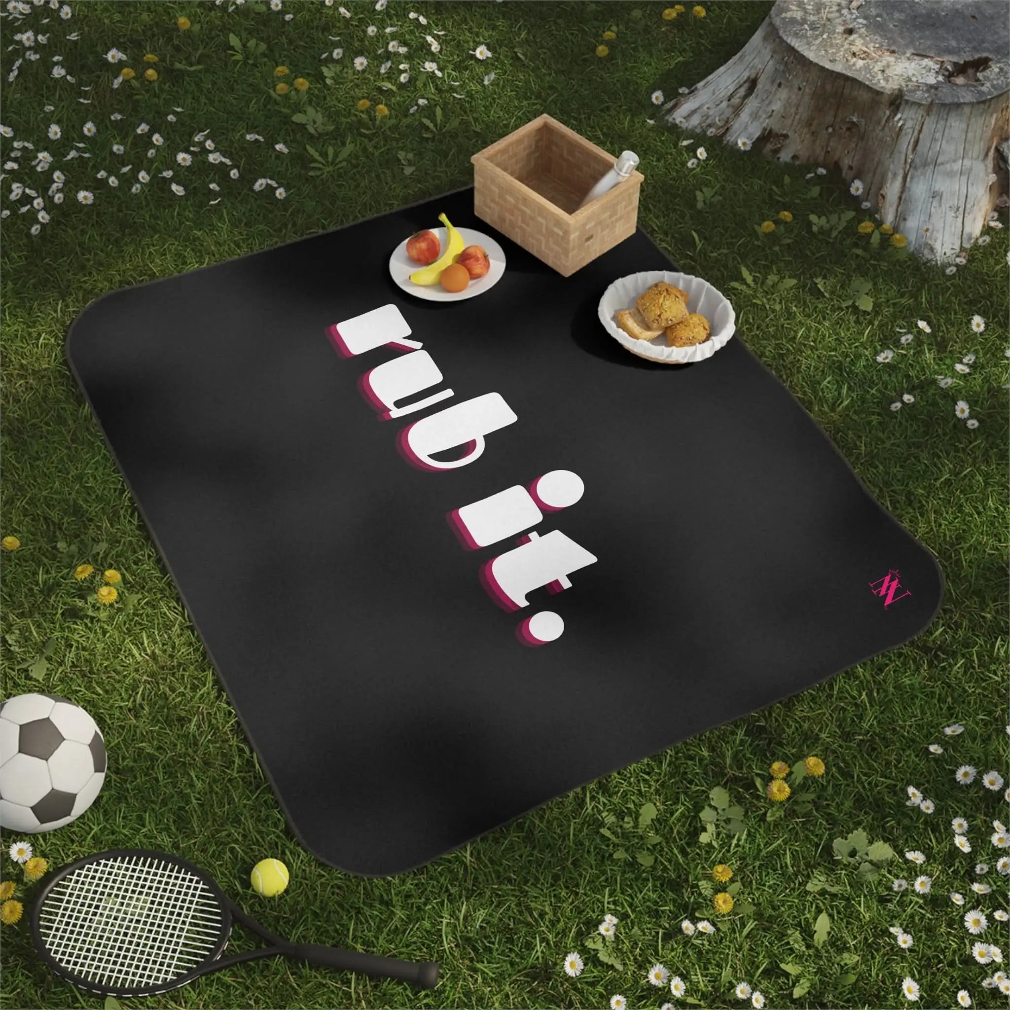 Rub It | Mix Match Fun-Flirty Lovers’ Water-Resistant Blankets