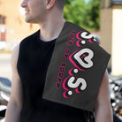 S.O.S. Dark Grey | Mix & Match Soft Fun-Flirty Lovers’ Towels