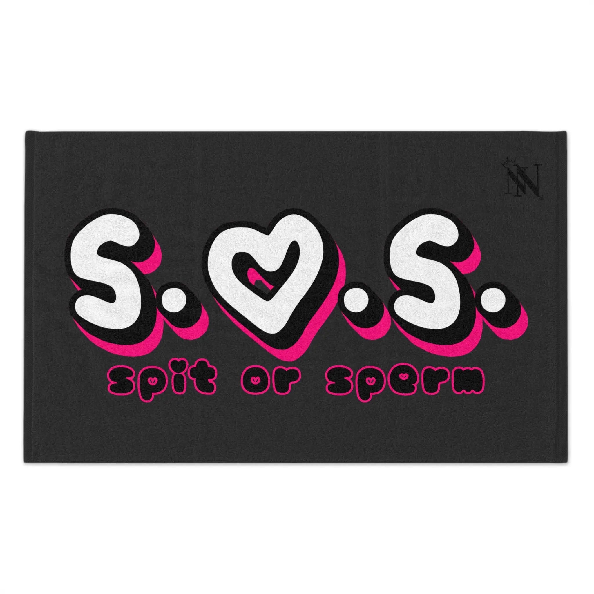 S.O.S. Dark Grey | Mix & Match Soft Fun-Flirty Lovers’ Towels