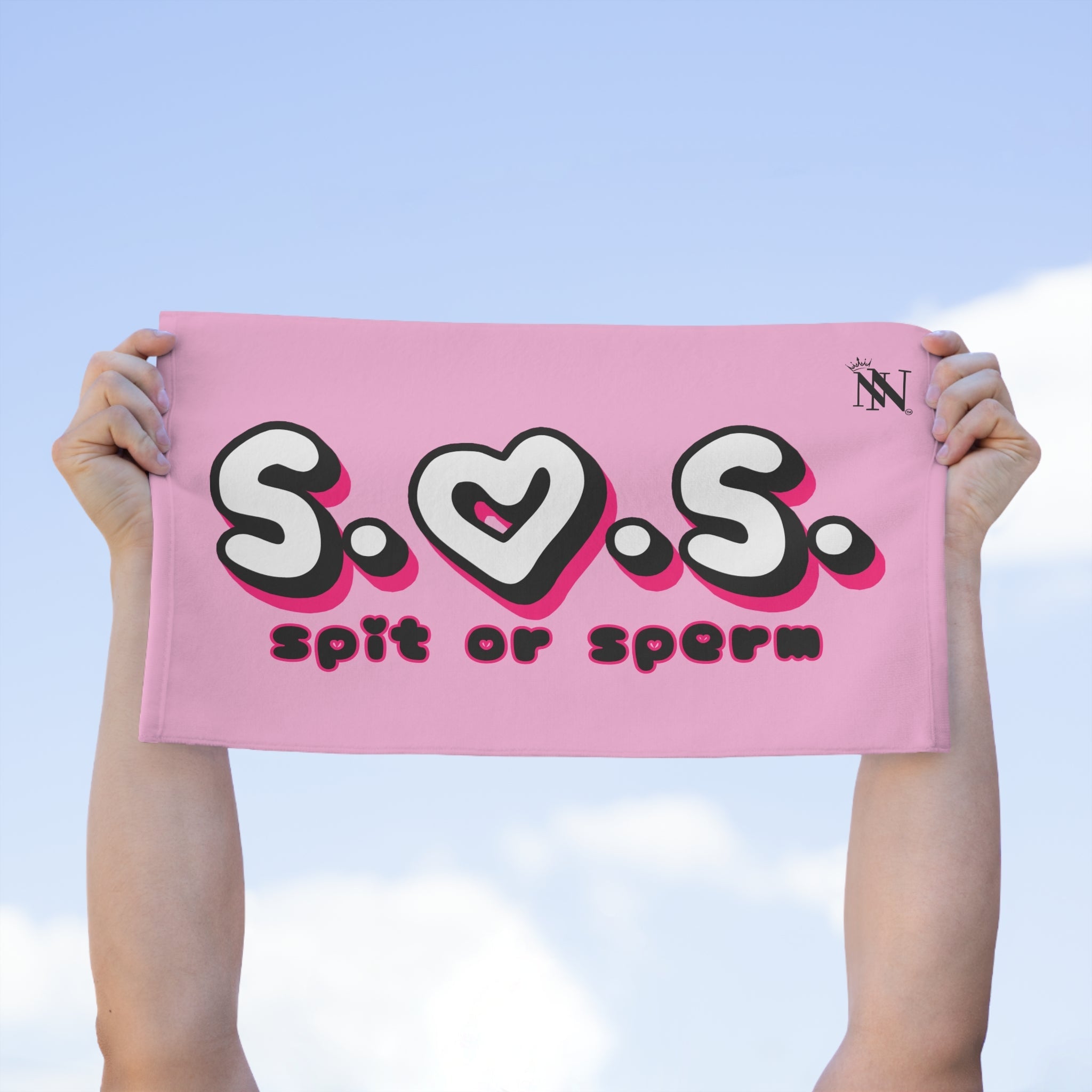 S.O.S. Light Pink | Mix & Match Soft Fun-Flirty Lovers’ Towels