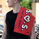 S.O.S. Red | Mix & Match Soft Fun-Flirty Lovers’ Towels