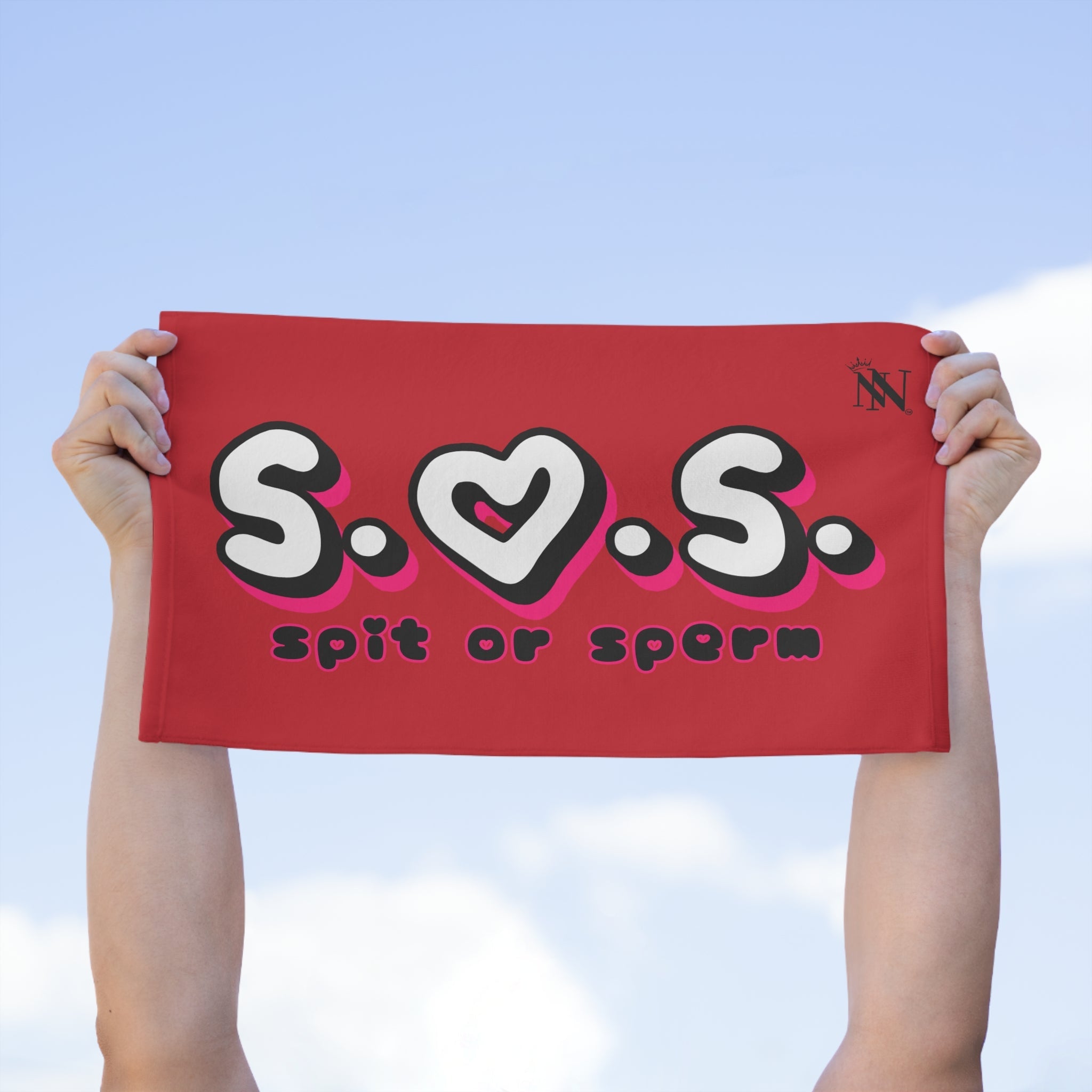 S.O.S. Red | Mix & Match Soft Fun-Flirty Lovers’ Towels
