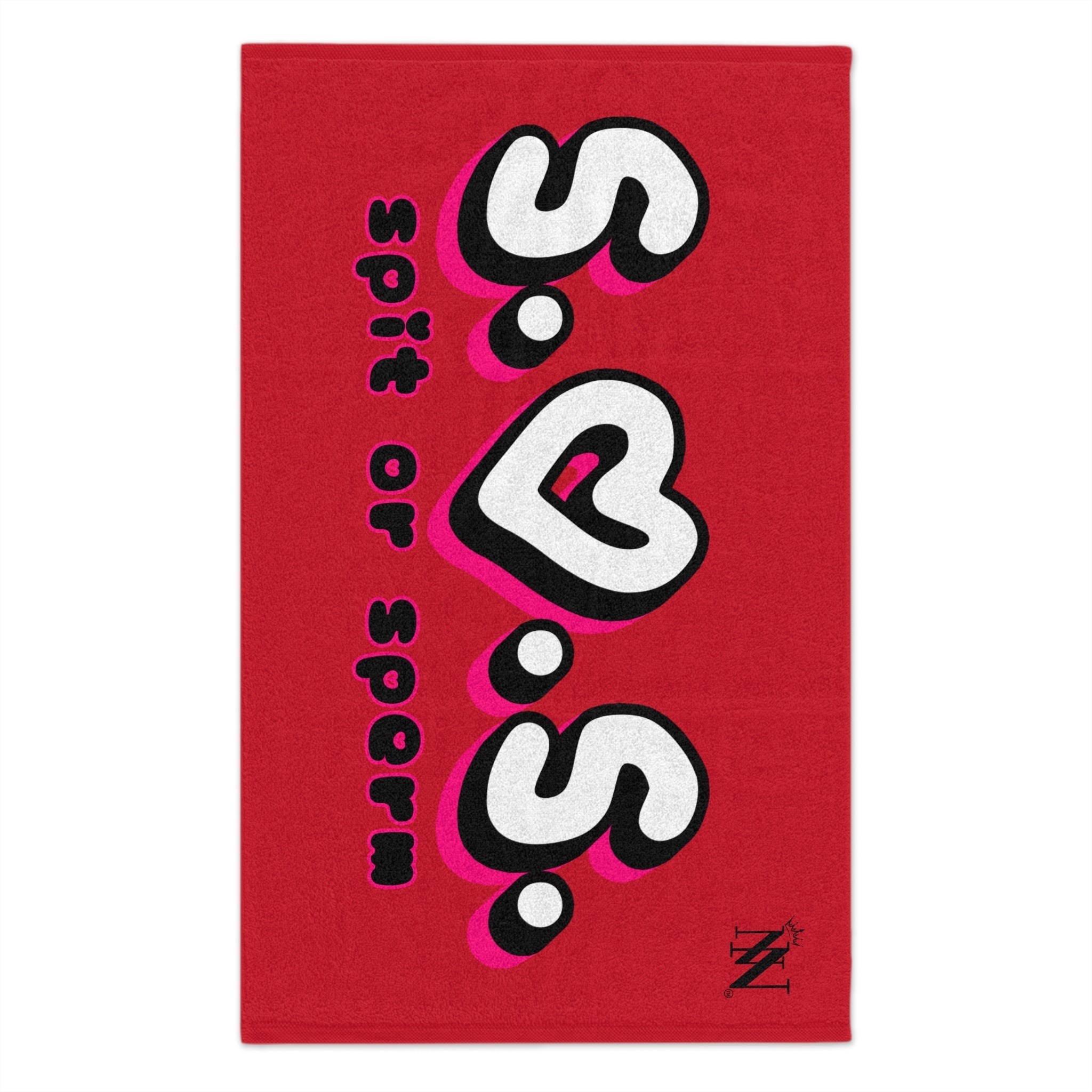 S.O.S. Red | Mix & Match Soft Fun-Flirty Lovers’ Towels