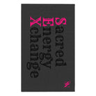 Sacred Energy Xchange Dark Grey | Mix & Match Soft Fun-Flirty Lovers’ Towels